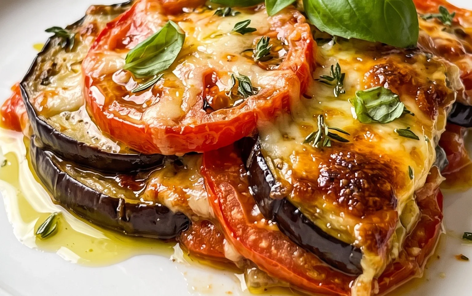 Provençal Eggplant Tomato Gratin