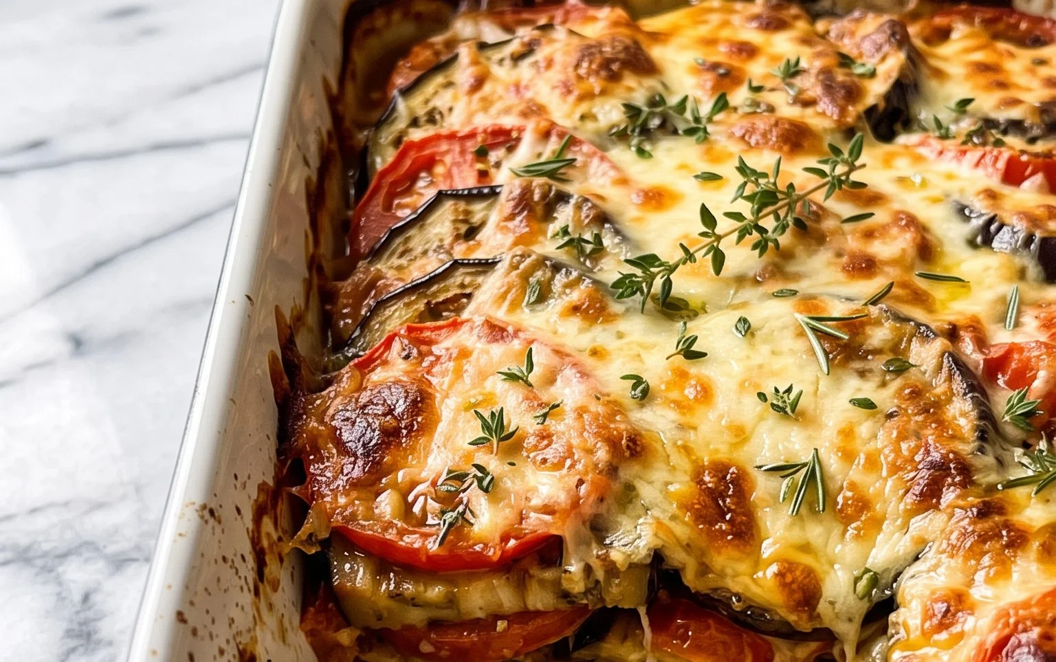 Gratin Aubergine Tomate Provençal : Saveurs du Soleil