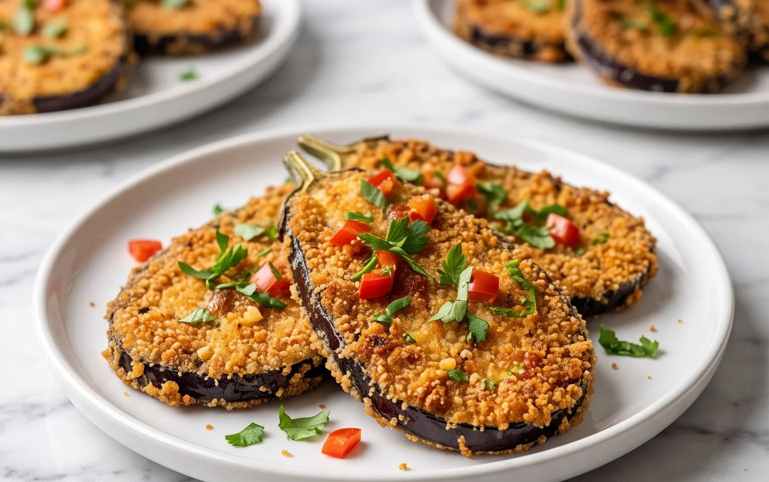 Aubergines Panées Croustillantes : Recette Facile