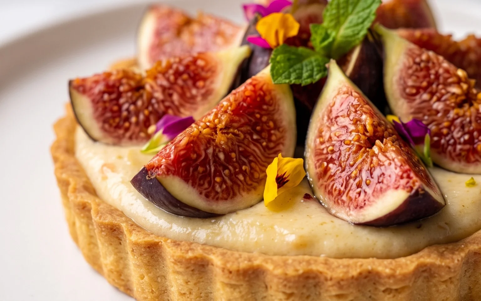 Fig Tart with Almond Cream